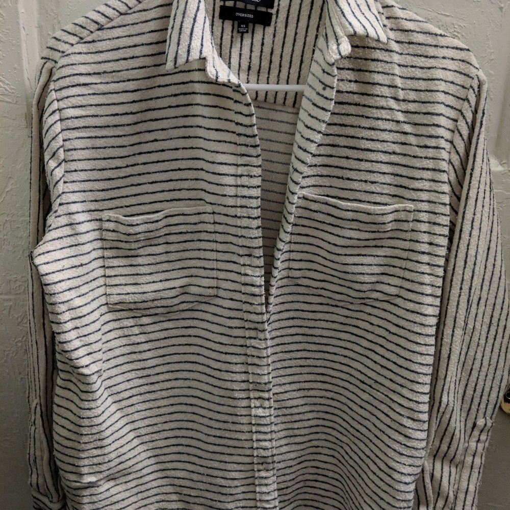 Madewell striped Sunday flannel XS